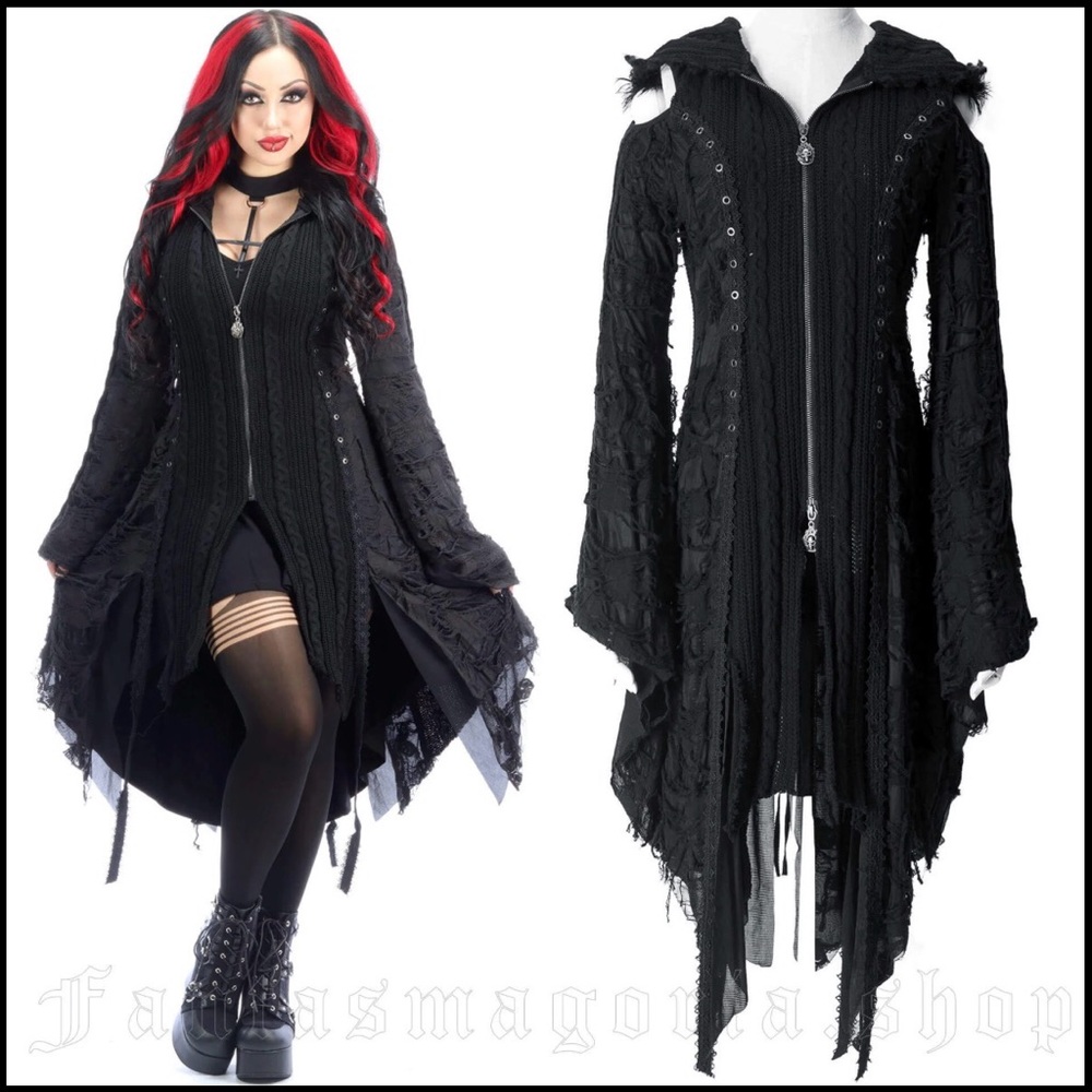 Misanthrope Cardigan - Punk Rave